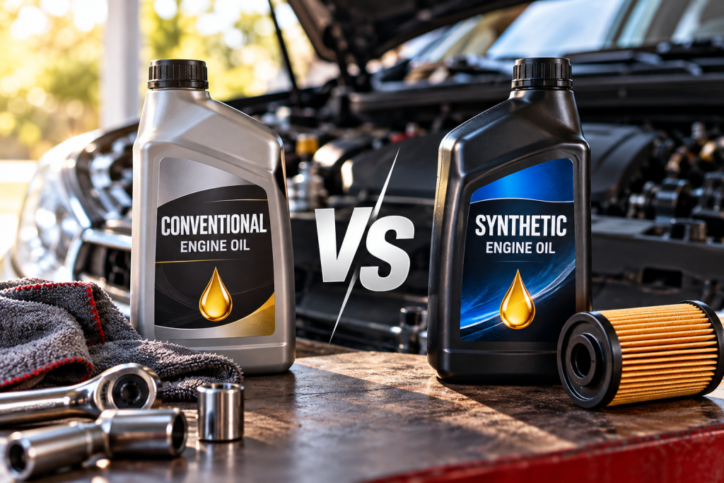 Conventional vs Synthetic Engine Oil